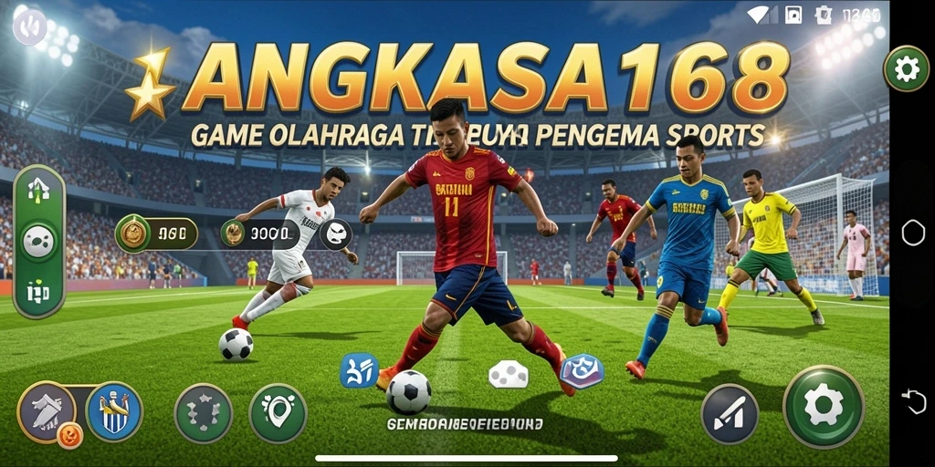 Tampilan gameplay seru dan mendebarkan dari ANGKASA168.