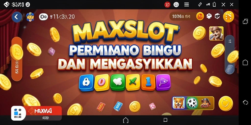 Tampilan menarik dari gameplay Bingo di MAXSLOT.