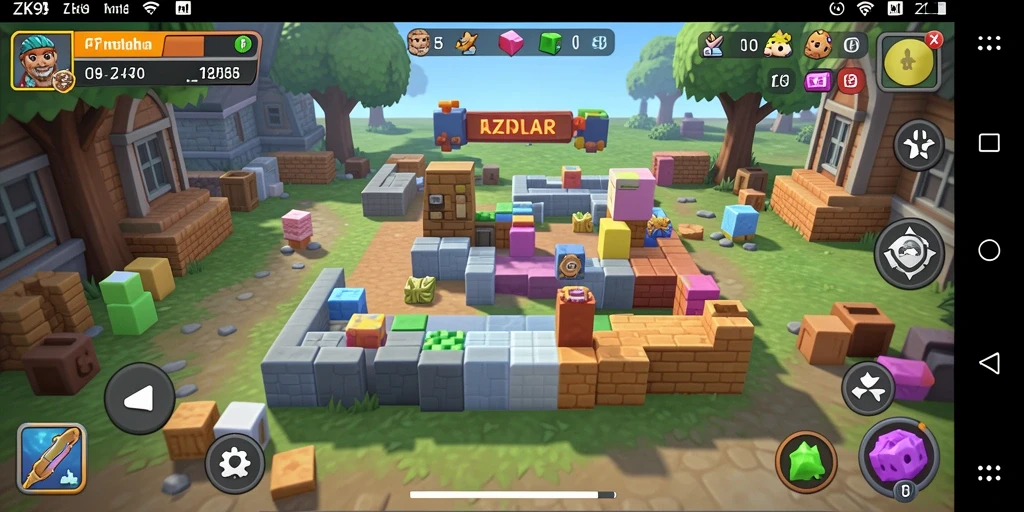 Screenshot gameplay ZK9 yang menunjukkan tantangan puzzle menarik.